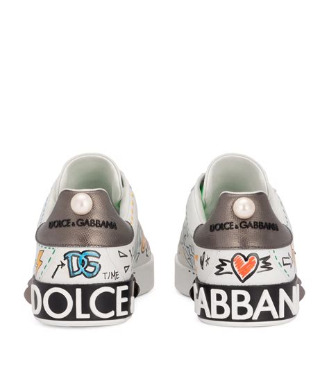 dolce gabbana graffiti sneakers.